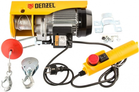 Купить Тельфер электрический Denzel TF-250  0 25 т  540 Вт  высота 12 м  10 м/мин 52011 фото №1